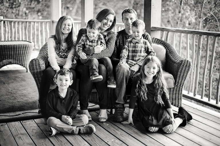 Asheville large family photographer